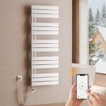 S'afielina ? s�che - serviette �lectrique 1320�500 mm avec thermostat wifi, minuterie programmable et ...
