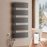 S'afielina ? sche - serviette lectrique 1320600 mm avec thermostat wifi, minuterie programmable et ...