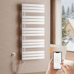S'afielina ? sche - serviette lectrique 1320600 mm avec thermostat wifi, minuterie programmable et ...