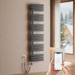 S'afielina ? s�che - serviette �lectrique 1599�400 mm avec thermostat wifi, minuterie programmable et ...