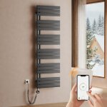S'afielina ? sche - serviette lectrique 1599500mm avec thermostat wifi, minuterie programmable et ...