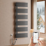 S'afielina ? s�che - serviette �lectrique 1599�600mm avec thermostat wifi, minuterie programmable et ...