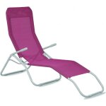 Aga chaise de jardin siesta rose foncé Aga chaise de jardin siesta rose foncé
