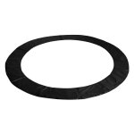Aga couvre - ressorts ovale pour les trampolines exclusive 430 cm noir, coussin de protection Aga couvre - ressorts ovale pour les trampolines exclusive 430 cm noir, coussin de protection