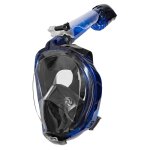 Aga masque de snorkeling intgral s / m bleu fonc