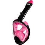 Aga masque de snorkeling intgral s / m noir / rose