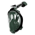 Aga masque de snorkeling intgral s / m vert fonc
