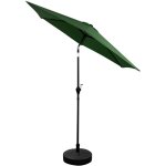 Aga parasol de jardin inclinable 250 cm vert foncé Aga parasol de jardin inclinable 250 cm vert foncé