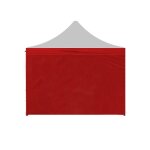 Aga paroi lat�rale pour tonnelle pop up 3x4, 5 m rouge