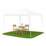 Aga24 - aga pavillon de jardin 3x3 m blanc