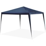 Aga24 - aga pavillon de jardin 3x3 m bleu