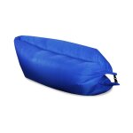 Aga sac gonflable lazy bag 200x70 cm bleu fonc