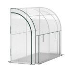 Aga serre de jardin adossée 200x80x157 cm Aga serre de jardin adossée 200x80x157 cm