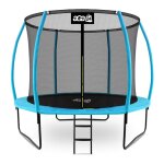 Aga24 - aga sport exclusive trampoline 305 cm bleu clair + filet de protection + chelle