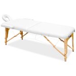 Aga table de massage en bois mr5150 blanc Aga table de massage en bois mr5150 blanc