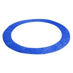 Aga couvre - ressorts ovale pour les trampolines 366 cm bleu, coussin de protection