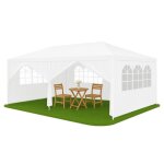 Aga pavillon de jardin 3x6 m blanc