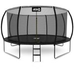 Aga sport exclusive trampoline 430 cm noir + filet de protection + �chelle