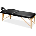 Aga table de massage en bois mr6150 noir