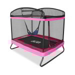 Aga trampoline rectangulaire 122x183 cm rose Aga trampoline rectangulaire 122x183 cm rose