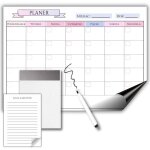 Agenda de r�frig�rateur calendrier organiseur hebdomadaire + liste de courses marqueur