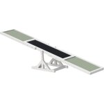 Agility sport pour chien - bascule pour chien - pawhut - bois pr� - huil� feutre bitum� antid�rapant ...