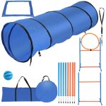 Tolletour agility sport pour chien agility kit d'équipement slalom agility pour chiens. tunnel. zone ... Tolletour agility sport pour chien agility kit d'équipement slalom agility pour chiens. tunnel. zone ...