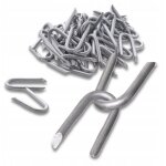 Agrafes, clous 2, 5 x 30 mm, grillage forestier (environ 500 pi�ces pour grillage forestier de 1 kg). ...