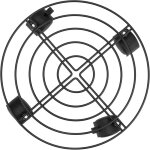 Ahlsen - lot de 1 support a roulette plante, support pot de fleur roulette ronds en m�tal de 35 cm de ...