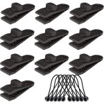 10 sets clip bache clip de bche auvents clip pince  bche pince pour tente tendeurs lastiques accessoires ...