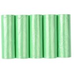 Ahlsen lot de 100 sacs poubelle bio rsistants aux dchirures pour cuisines et aliments compostables ...