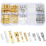 Ahlsen - 150 pi�ces cosse a sertir electrique automobile kit, 6, 3mm 4, 8mm 2, 8mm fil �lectrique connecteurs ...