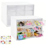 2 pcs casier rangement tiroir plastique  9 compartiments bote rangement tiroir bureau 18 10 11. 8 cm ...