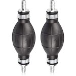 2 pcs pompe  main essence en caoutchouc 8mm poire d'amorage carburant pompe  huile manuelle pompe ...