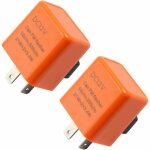 2 pièces 12v 2 broches relais de clignotant orange relais indicateur réglable centrale relais clignotant ... 2 pièces 12v 2 broches relais de clignotant orange relais indicateur réglable centrale relais clignotant ...
