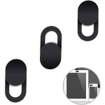 3 pcs cache webcam, webcam cover ultra fin, cache webcam slide, cache webcam portable, pour laptop, smartphone ...