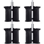 Lot de 4 poids pour tonnelle, sac de lestage qualit industrielle, sac de sable tanche pour tout gazebo ...
