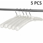 Lot de 5 cintres rembourrs en satin, cintres de chandail robe de marie de marie cintres en soie tissu ...