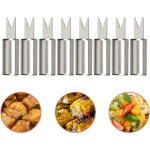 8 pices brochettes de mas en acier inoxydable fourchette mas pis de mas fourchettes  fruits pour ...