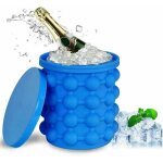 Ahlsen bacs  glaons, moule  glaon avec couvercle, ice cube glaon, silicone ice cube maker, magique ...