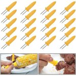 Brochettes de mas, 20pcs pis de mas bbq brochettes epis mas brochettes de mas en acier inoxydable ...