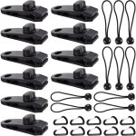 Clip de bâche tente, 30 pièces pince bâche, clips de tente, clips de bâche résistants, tarp clip auvents, ... Clip de bâche tente, 30 pièces pince bâche, clips de tente, clips de bâche résistants, tarp clip auvents, ...