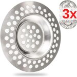 Crpine de vidange, jeu de 3,  70 mm, crpine d'vier avec ajustement optimis, grilles pour bonde de ...