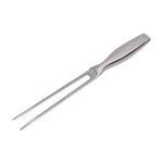 Fourchette  viande, acier inoxydable, fourchette  dcouper professional, poigne antidrapante, argent, ...