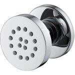 Ahlsen - jets latéraux chromé jet de corps en laiton réglables pulvérisation de buse ronde mural jets ... Ahlsen - jets latéraux chromé jet de corps en laiton réglables pulvérisation de buse ronde mural jets ...