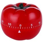 Ahlsen - minuteur de cuisine mécanique multifonction avec compte à rebours pour tomates Ahlsen - minuteur de cuisine mécanique multifonction avec compte à rebours pour tomates