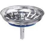 Ahlsen - panier pour bonde d'évier de cuisine 80 mm - crépine universelle acier inoxydable, bouchon panier ... Ahlsen - panier pour bonde d'évier de cuisine 80 mm - crépine universelle acier inoxydable, bouchon panier ...