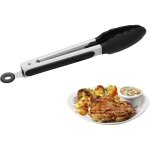 Ahlsen pince cuisine professionnel, pince barbecue acier inoxydable, pince cuisine r�sistant chaleur, ...