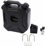 Rservoir de carburant noir de 5 litres - pour voiture, moto - avec serrure et cl - ahlsen