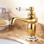 Ahlsen - robinet rtro de lavabo vier en cramique robinet antique vintage mitigeur robinet d'eau froide ...